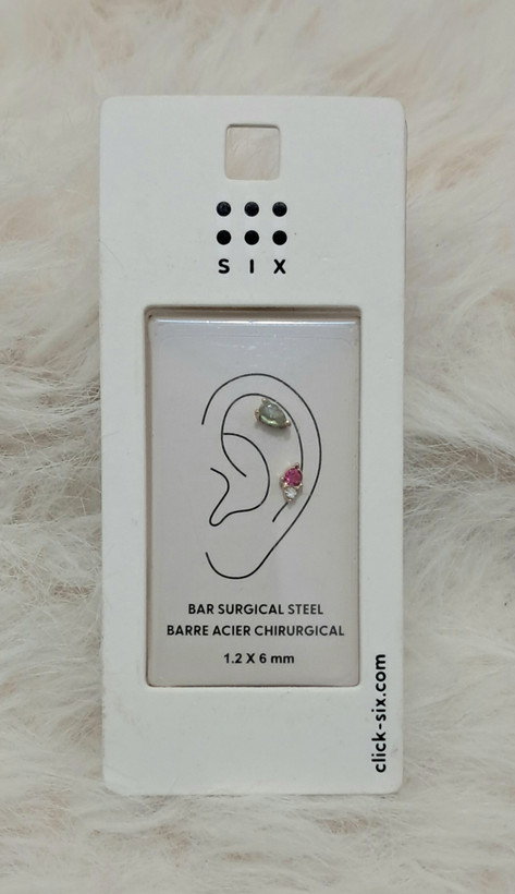 پیرسینگ گوش ۲ عددی ضد حساسیت