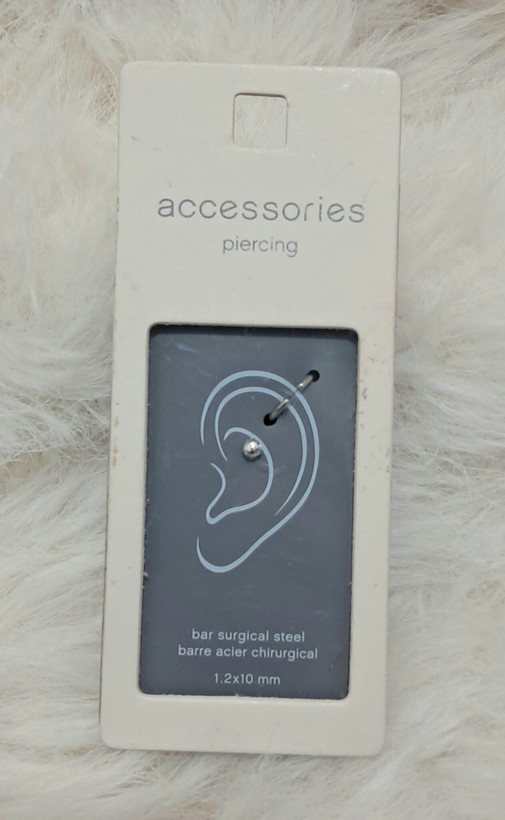 پیرسینگ گوش ۲عددی ضد حساسیت