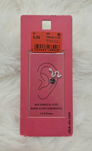 پیرسینگ گوش ۲ عددی ضدحساسیت