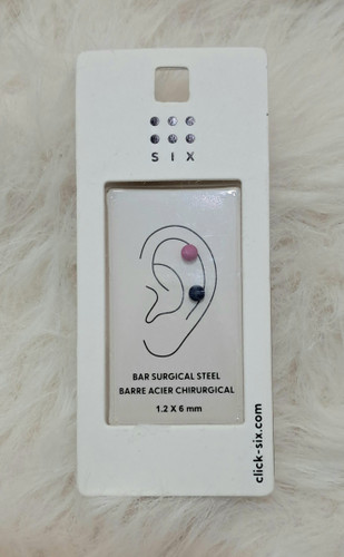 پیرسینگ گوش ۲ عددی ضد حساسیت