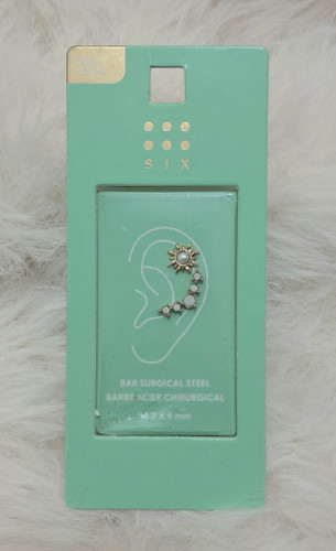 پیرسینگ گوش ۲ عددی ضد حساسیت