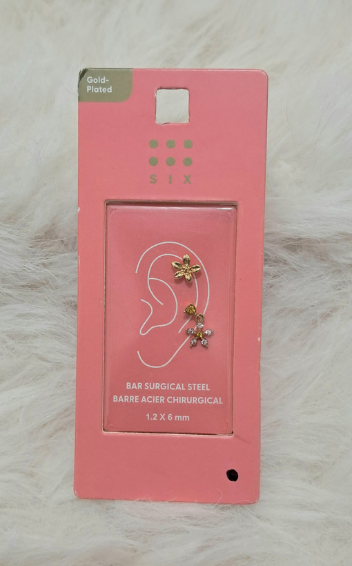 پیرسینگ گوش ۲ عددی ضدحساسیت