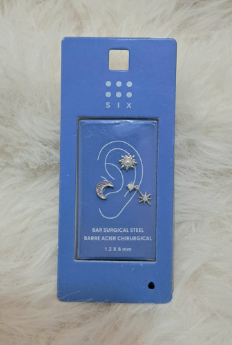 پیرسینگ گوش ۳عددی ضدحساسیت