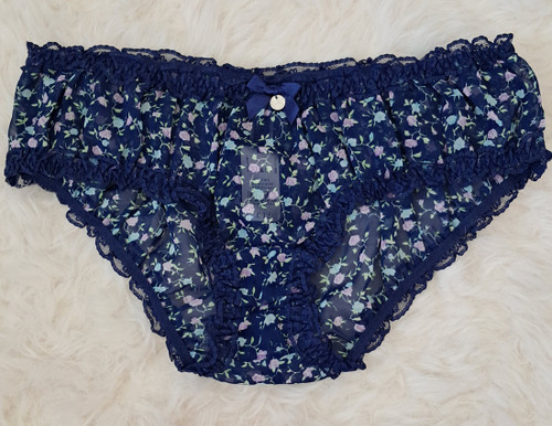 شورت حریر گلدار گیپور دار انگلیسی