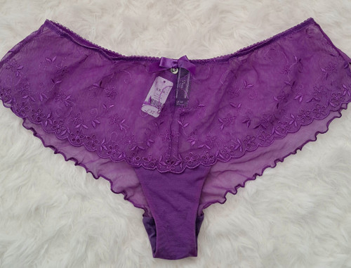 شورت بیکینی توری گلدوزی انگلیسی