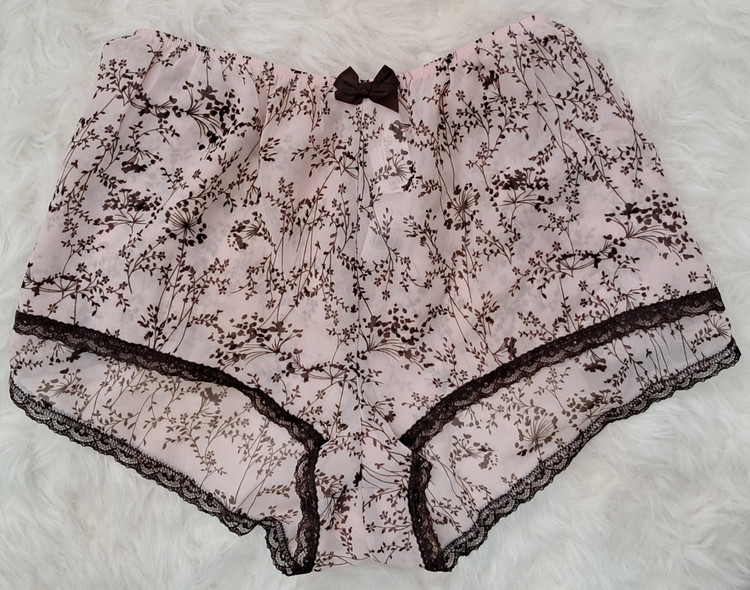 شورت حریر طرح دار انگلیسی