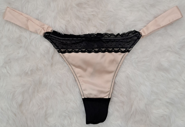 شورت فانتزی تانگ ساتن بند دار انگلیسی