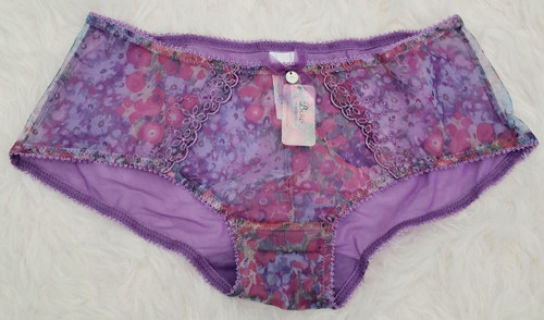 شورت فانتزی توری طرح دار انگلیسی