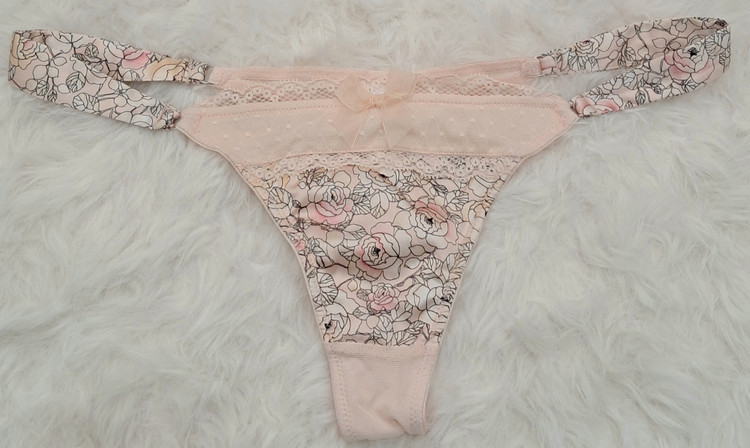 شورت فانتزی تانگ بنددار انگلیسی