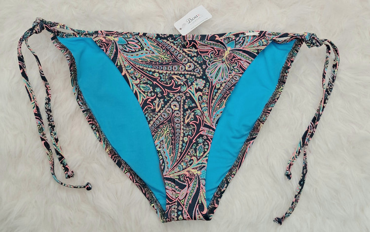 شورت مایویی کنار بنددار انکلیسی