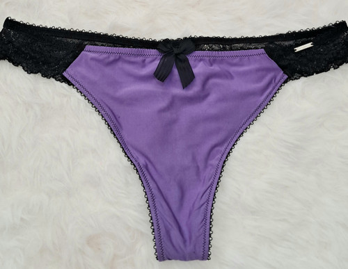 شورت فانتزی تانگ ساتن گیپوردار انگلیسی